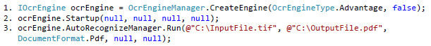 TIFF to PDF in 3 Lines of Code