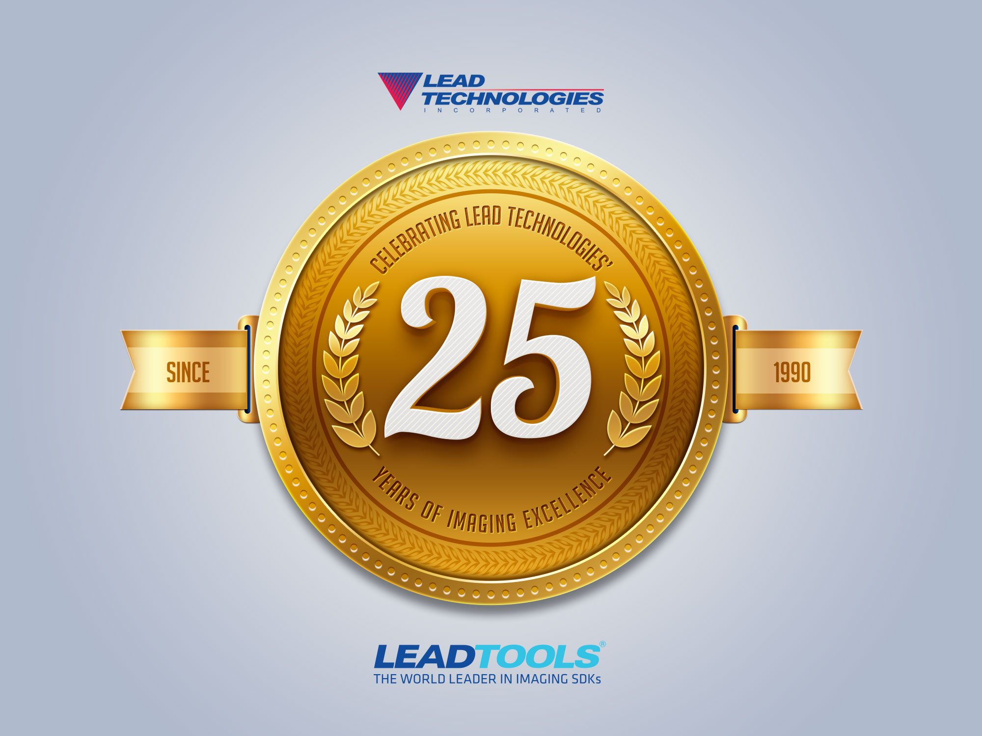 LEADTOOLS 25 Year Anniversary Badge