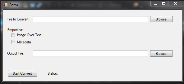 Default Conversion Form Default Conversion Form