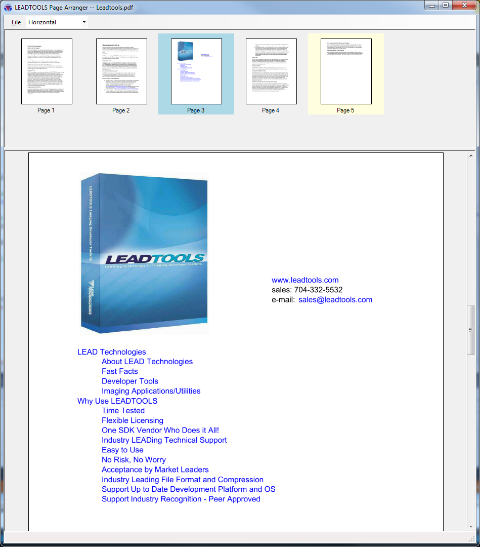 Page Arranger Rearranged