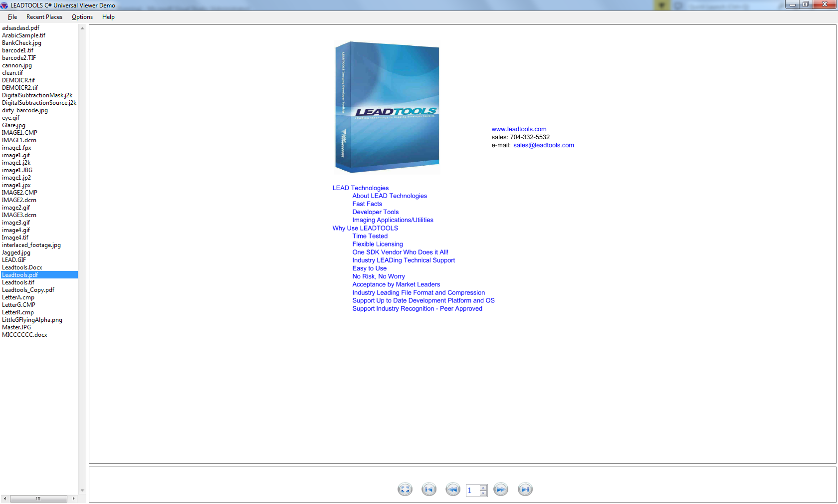 LEADUniversalViewer Image