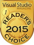2015 Visual Studio Magazine Readers Choice Award Gold Award