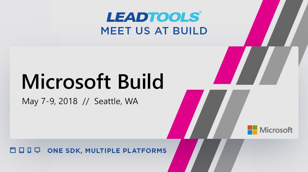 Join LEAD at Microsoft Build 2018