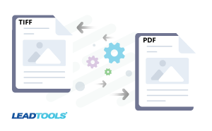 TIFF to PDF conversion