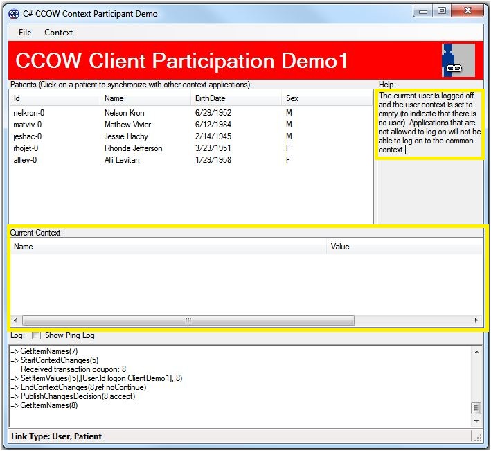 CCOW Connection All Disconnected