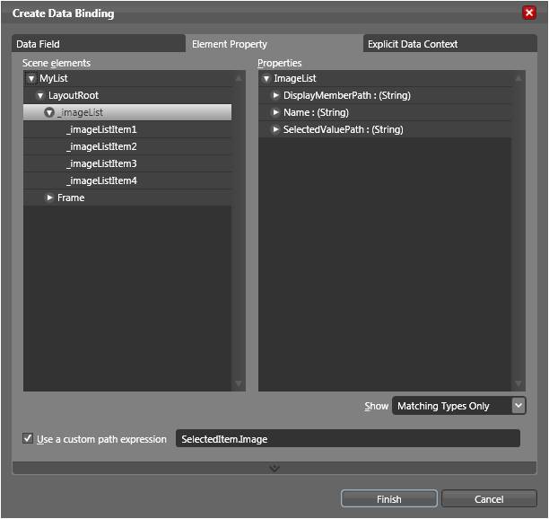 Data Binding Dialog