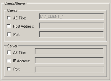 Event Log Client/Server Pane