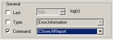 Event Log General Pane
