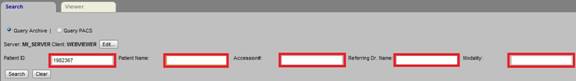 Search Criteria