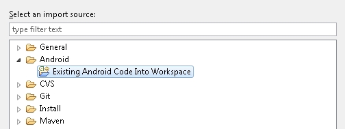 Importing Android