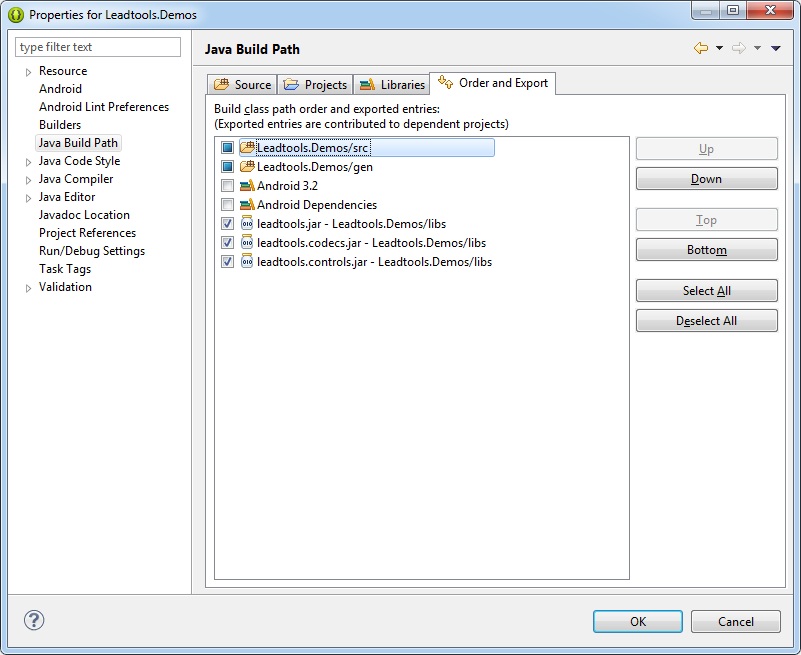 Android Order Export
