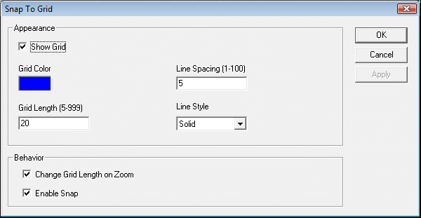 Snap To Grid Dialog Box for Annotations image\SnapToGrid.gif