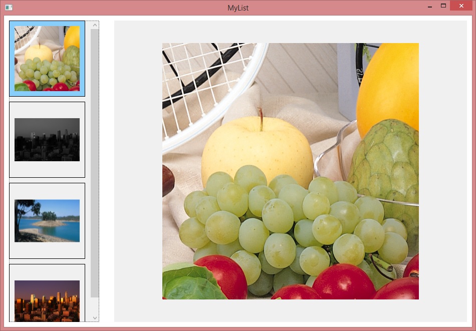 Image List Linked to Image Viewer Image List Linked to Image Viewer