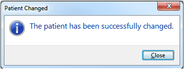Patient Updater Patient Changed Dialog Patient Updater Patient Changed Dialog