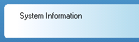 Storage Server System Information Button Storage Server System Information Button