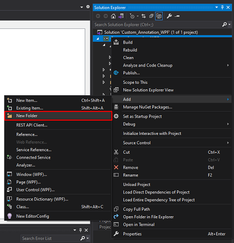 Create Circle Object Folder Create Circle Object Folder