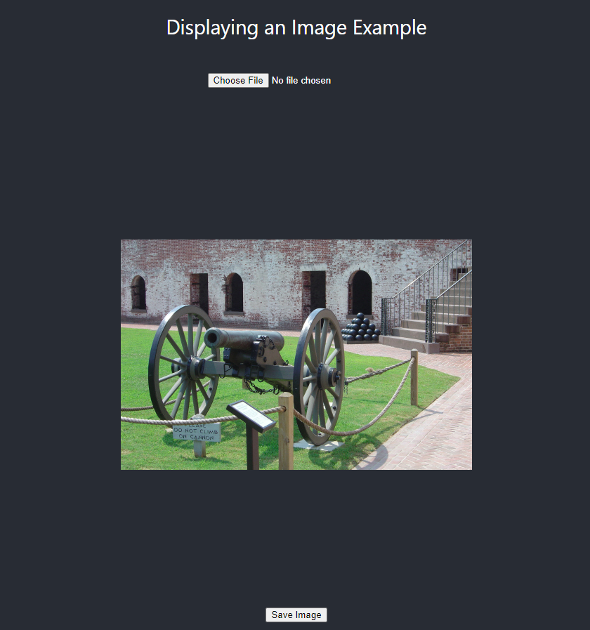 ImageViewer displayed