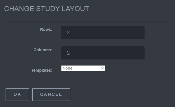 Change Study Layout Options