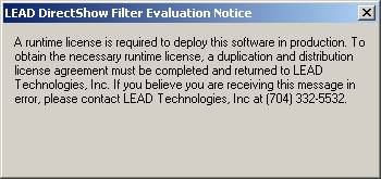 LEAD DirectSHow Filter