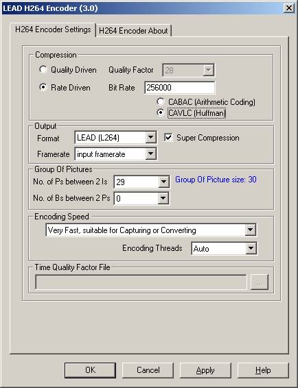 LEAD H264 Encoder 3.0