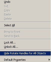 Hide rotate handles