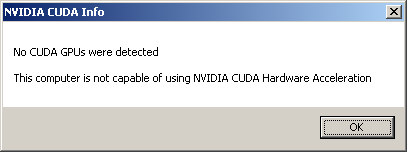 NVIDIA CUDA Info