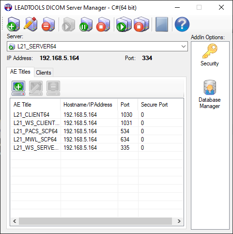 LEADTOOLS DICOM Service Manager