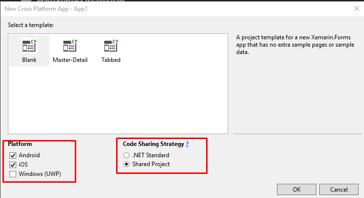 Xamarin Template