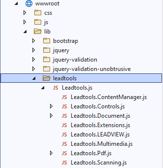 Add the LEADTOOLS Dependencies