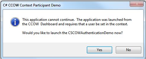 CCOW Authentication message