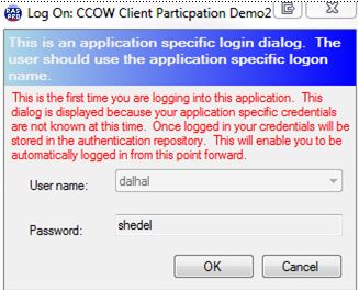 Ccow Demo Login