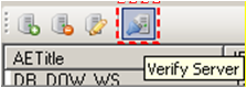 Verify Server Button