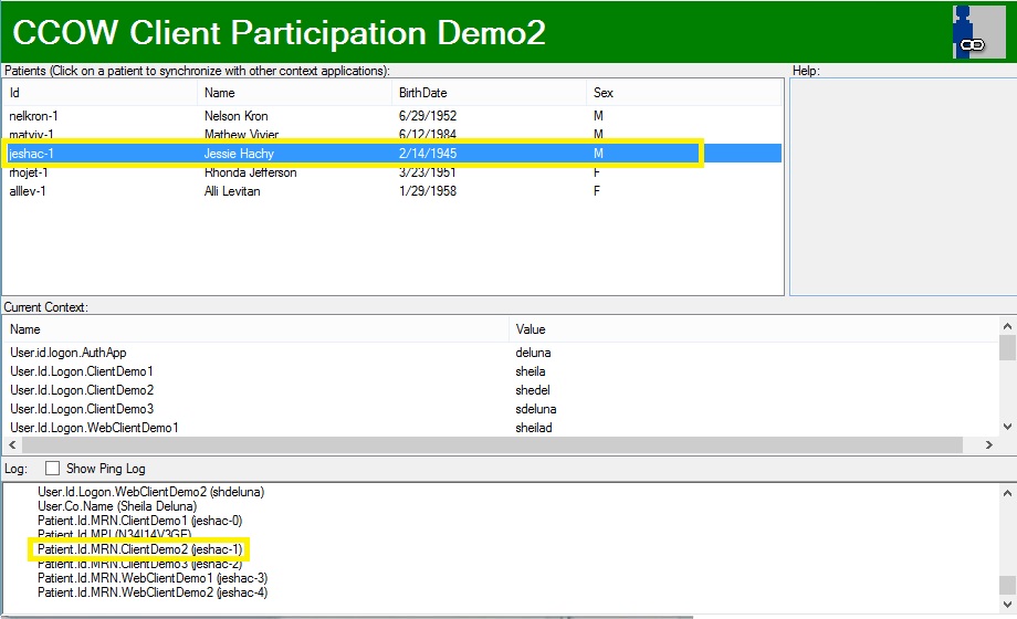 Patient Selection Demo