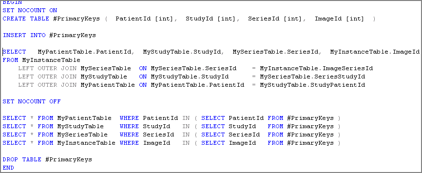 sampledbquery