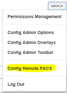 Config Remote PACS