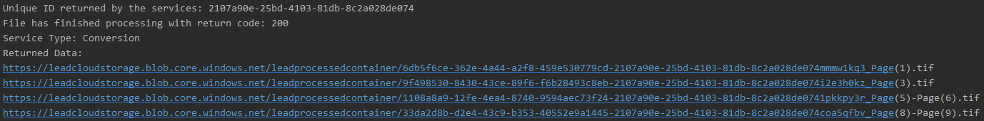 Convert Barcode Split Results