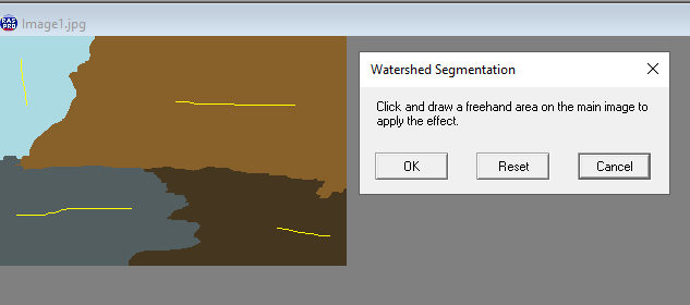 Watershed Segmentation Function - Settings