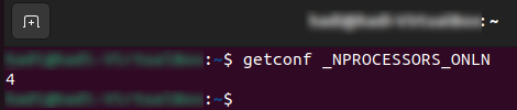 Count of Logical Processors on Premises On Linux using getconf