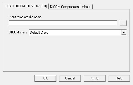 DICOM File Writer Tab