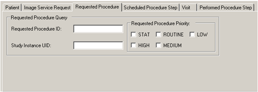 Request Procedure Tab