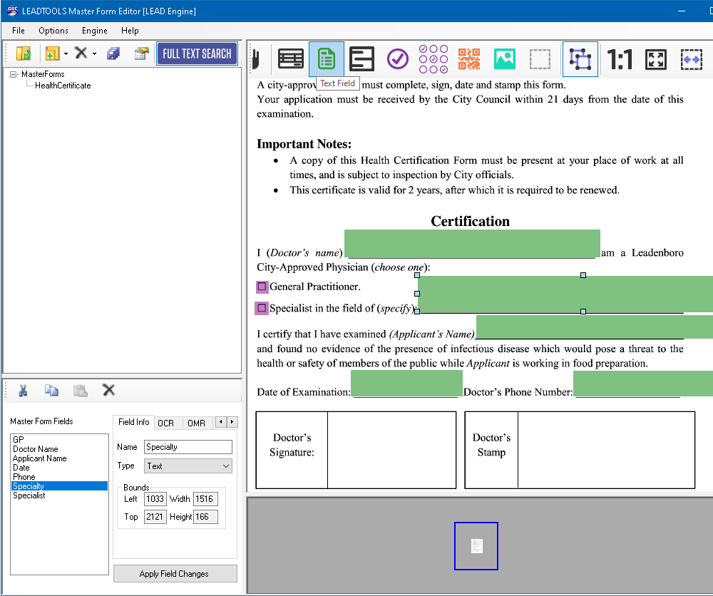 Add Text Fields