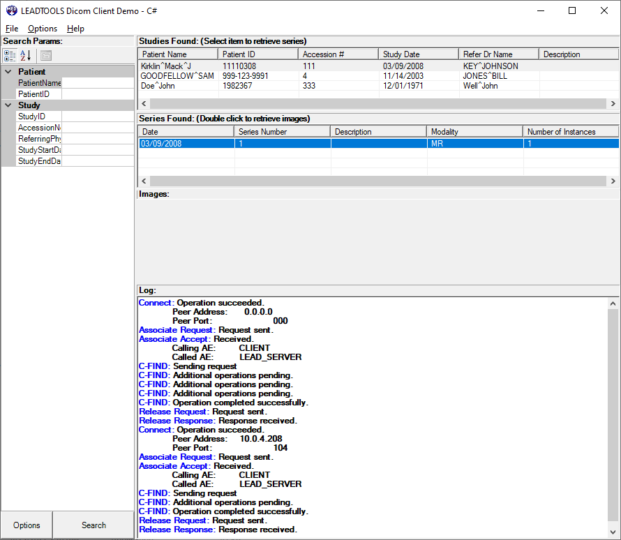 Dicom Client Search