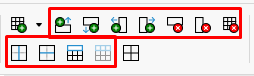 Edit the table format from the toolbar.