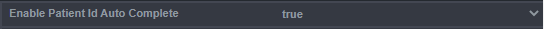 Enable Patient Id Auto Complete