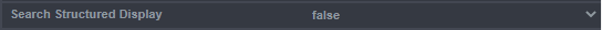 Search Structured Display