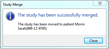 Patient Updater Patient Move Reason Confirm