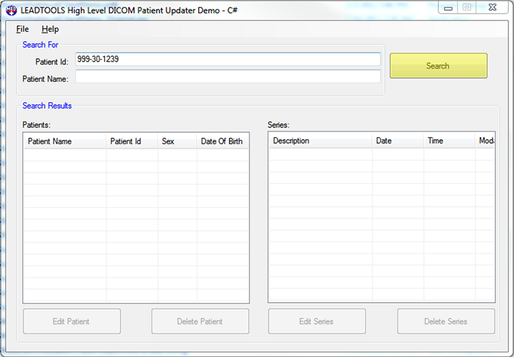 Patient Updater Patient Merge Search