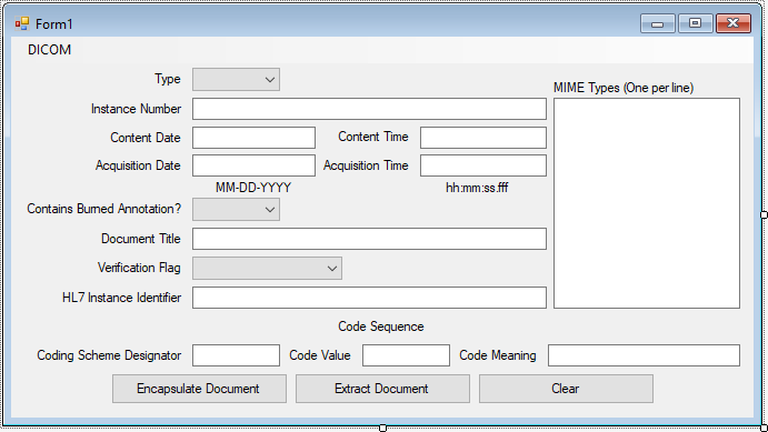 Form Controls