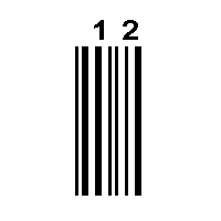 EAN 2-Digit Supplementary Extension Barcode