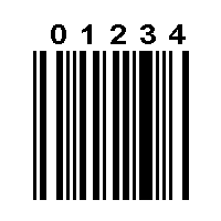 EAN 5-Digit Supplementary Extension Barcode